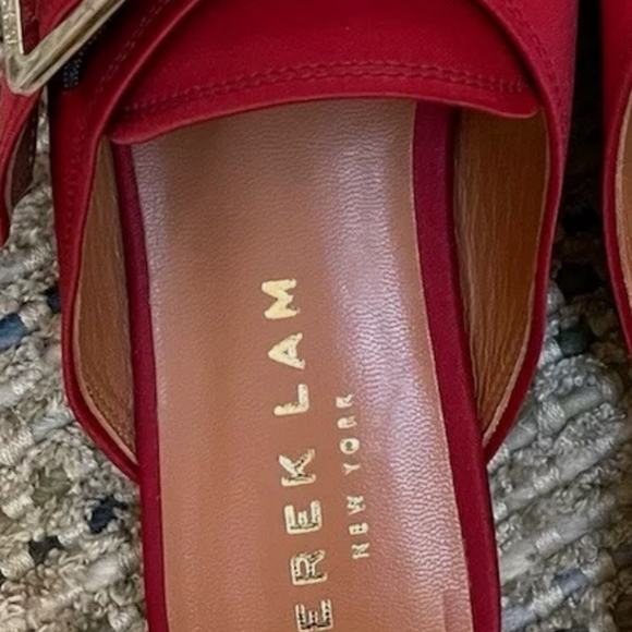 Derek Lam Noa New York Red Fabric Sandals EU 36 - Picture 9 of 10